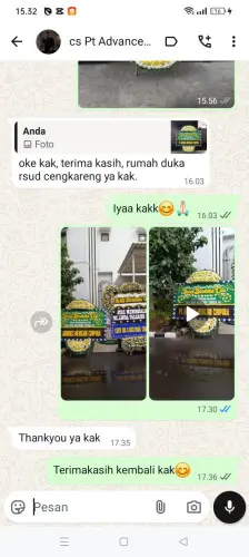 Testimonial Papan Bunga Pernikahan cikadongdong